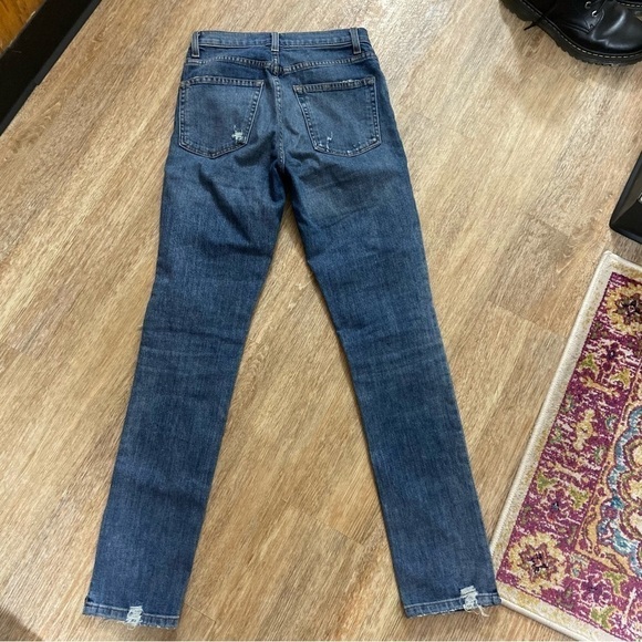 Reformation Hepburn High Skinny Jean Wash Rainier Size 25 - Picture 9 of 13